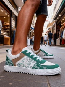 Giày thể thao nam thời trang, năng động, đa năng, phù hợp mọi mùa. - trắng - Xem 6