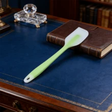 Premium Silicone Spatula Set, 450°F Heat Resistant Flexible Turner, Non-Stick Kitchen Utensil, Seamless Easy Clean Scraper For Baking/Cooking, Dishwasher (Pink/Lime/Mint Blue)[2/4 Packs] - Lime Green - View 12