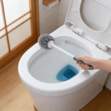 Bộ cọ vệ sinh bồn cầu toàn diện, cọ vệ sinh bồn cầu treo tường cán dài, bộ cọ làm sạch. - Bộ - Xem 6