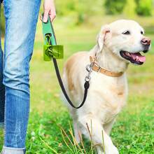 Pet Rhythm Dog Poop Bags Rolls With Dispenser, 100% Leak Proof And Extra Thick, Pet Waste Bag For Walking Dog And Cats Litter, Doggy Poop Bags 9" X 13", Scented, 24 Rolls 360-Count - Green - View 2