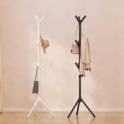1 Stück einfacher und stilvoller Mantel- und Hutständer, aus Metall gefertigt, bodenständiger Wäschetrockner, verstärkter Wäschetrockner, moderner minimalistischer Stil Wäschetrockner, kann für Raumdekoration, Heimdekoration verwendet werden und im Wohnzimmer, Schlafzimmer, Garderobe aufgestellt werden