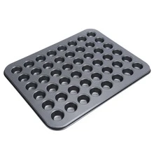 48Cup NonStick Mini Round Cupcake Pan Tray Baking Mould Bakeware Cooking Accessory - Multicolor - View 5
