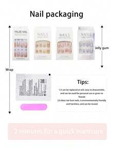 Burgundy Cat Eye French Bow Elegant Sweet Versatile European And American Style Detachable Manicure, Keeps You Radiantly Beautiful All The Time - Multicolor - View 8