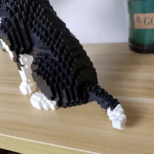 930pcs Cartoon Animal Building Blocks - Creative Pet Dog Assembly Toys - DIY - Cartoon Series - Pack Bag 1 - View 7