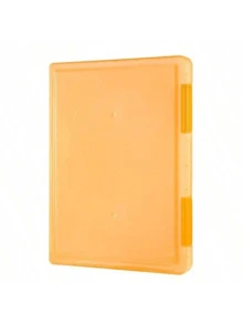 1 件简约桌面文件收纳盒，透明塑料票据整理盒，简约桌面 A4/A5 纸质文件盒，塑料文件收纳盒，学校/家庭试卷整理器 - 彩色 - 查看 13