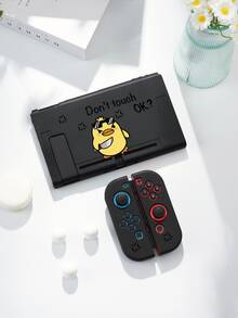 1pc Cartoon Angry Duck Pattern Protective Case For Nintendo Switch2 (2025), Suitable For Switch2, Switch NS/Switch OLED/Lite, Switch Gaming Accessories, Storage Bag, Switch Protective Cover, Romantic Gift For Switch Players - Multicolor - View 6