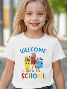 Teen Girls T-Shirts - White - View 6