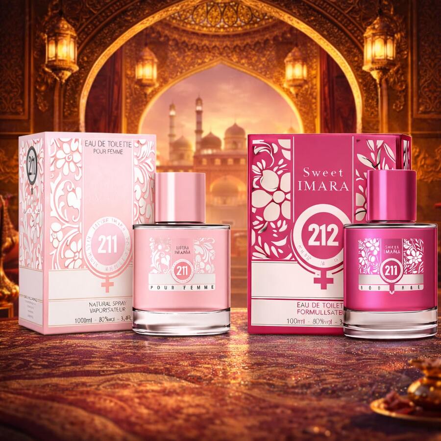 Donna Pack 2 Perfumes Mujer 100ML Eau de Toilette – Imara 211 + Imara 212 Sweet – Fragancia Floral y Dulce, Aroma Femenino Elegante, Uso Diario, Set Ideal para Regalo, Envío 24/48h España - Fresco - Ver 1
