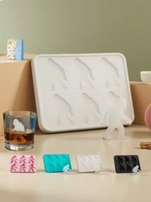 2026 Big Foot Monster Ice Cube Tray, Easy Release, Dishwasher , Reusable 6-Cavity Silicone Ice Mold, Suitable For Whiskey Parties And DIY Beverages, Fun - Multicolor - View 2