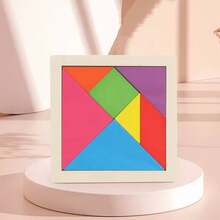 1件装大号创意七巧板卡片拼图，儿童早教几何形状拼图玩具 - 生日礼物 - 复活节礼物 - 情人节礼物 - 礼物 - 玩具 - 复活节 - 新品畅销 - 新品热销 - 新品上市 - 彩色 - 查看 10