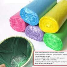 Colored Kitchen Garbage Bags On A Roll, Multicolor Perforated Trash Bags, Thickened Plastic Waste Bag For Home Kitchen Office Bathroom, - View 6