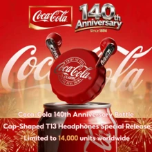 Coca Cola 可口可乐 T13 真无线蓝牙耳机，半入耳式设计 | 13mm 动圈单元 | ENC 降噪 | 蓝牙 5.4 | 15 小时超长续航 | 触控操作 | Type-C 快速充电 - 查看 1