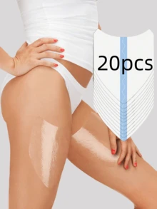 10/20片装 V 型防摩擦大腿带，隐形无缝紧身裤防摩擦垫 - 彩色 - 查看 5