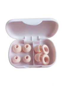 Reusable Silicone Noise-Proof Earplugs, Washable Sleep Earplugs, Comfortable & Painless - Multicolor - View 7