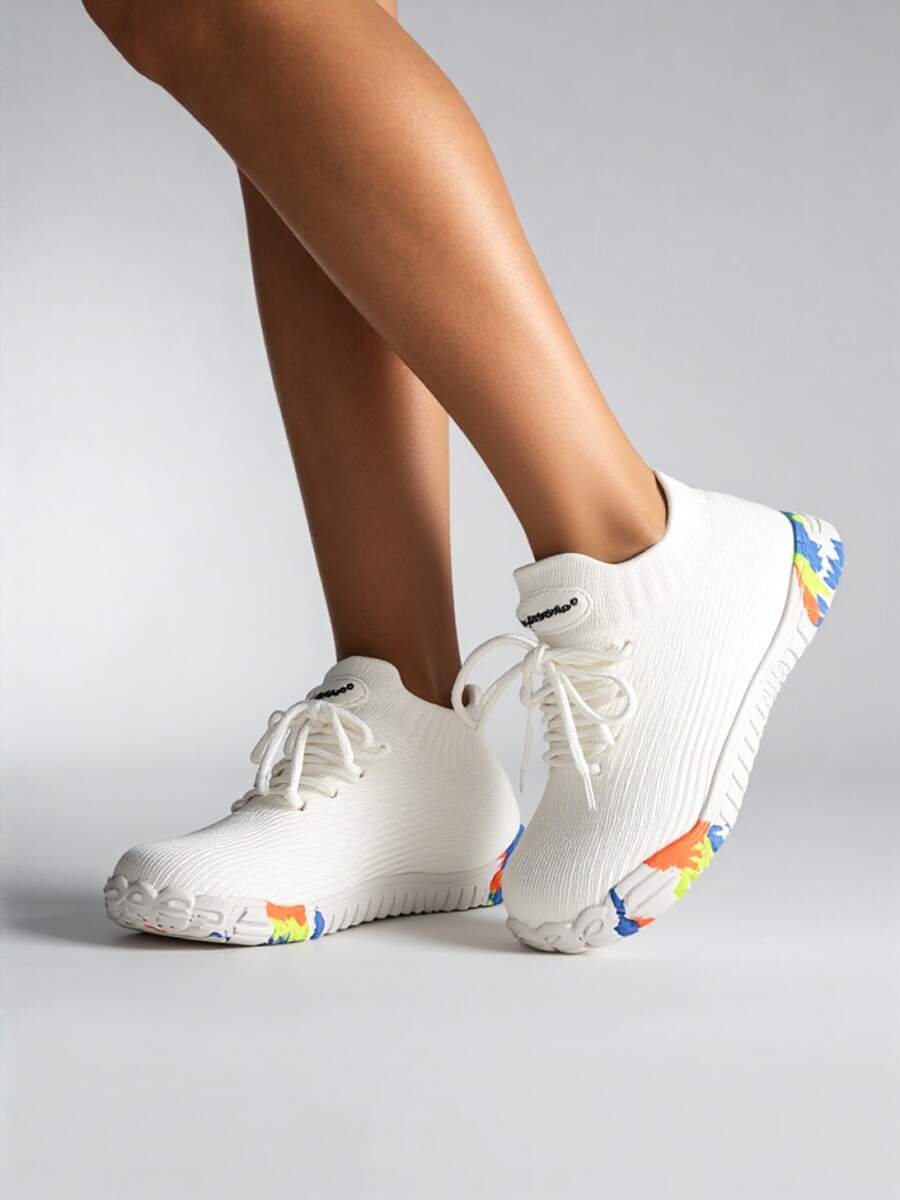 新款女士水鞋；沙滩鞋、速干溯溪鞋、凉鞋、户外游泳鞋、潜水鞋、防滑轻便涉水鞋；女士溯溪鞋 - 白色 - 查看 1