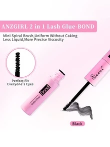 1440pcs Natural Eyelash Extension Kit, Lightweight & Delicate, Soft & Natural Mixed Lashes, 10-18mm Mixed Length, Includes Lash Bond&Seal, Remover, Tweezers, DIY At Home, Suitable For Beginners, Travel, Daily Wear, Weddings, Dates, Parties, Holidays - Black - View 5