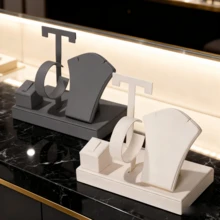 This High-End Luxury Jewelry Display Stand Is Specially Designed For High-End Counters. Featuring A 4-Tier Design, It Can Display And Store Earrings, Rings, Bracelets/Watches And Necklaces, Suitable For Large Jewelry Collections, With Excellent Photo Effects, Perfect For Product Photography. - Multicolor - View 3