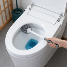 Bộ cọ vệ sinh bồn cầu toàn diện, cọ vệ sinh bồn cầu treo tường cán dài, bộ cọ làm sạch. - Bộ - Xem 5
