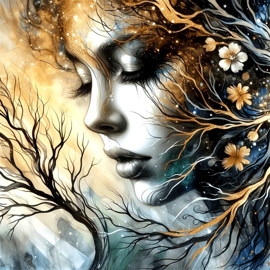 5D Diamond Painting Art Set, Suitable For Office, Living Room And Home Wall Decor - round diamond - View 1