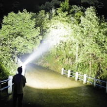 300000流明高功率LED头灯超亮头灯手电筒30瓦强光远射1500米头灯可充电露营灯 - 星星 - 查看 5