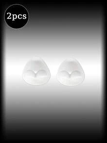 2 Stücke wiederverwendbare Silikon-BH-Einsätze, unsichtbar, Büste anhebend, lassen kleine Brüste größer erscheinen. Geeignet für Bademode und Unterwäsche, weiche dicke Polsterung, hebt die Büste an, passend für Bikini, Hochzeitskleid, Kleid und Trägerhemd - Verschiedenfarbig - Übersicht 11