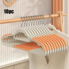 10pcs Non-Slip Invisible Clothes Hangers, Heavy Duty Coat Hangers, Durable Clothing Racks For Bedroom, Bathroom, Home Storage And Organization - Multicolor - View 15