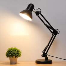LED Desk Lamp Eye Protection Foldable Reading Light Adjustable Portable Studio Lighting For Study Reading Tattoo Nails Embroidery Crafts Precision Art - Japan A Type Plug(100V) - View 2