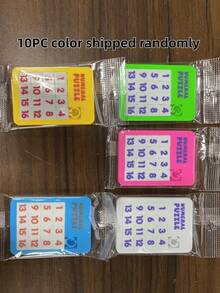 Bộ 20 mảnh/10 mảnh đồ chơi xếp hình trong suốt hình động vật nhiều màu sắc, 2 kiểu được giao ngẫu nhiên (một số thành phần được giao ngẫu nhiên) - Nhiều màu - Xem 13