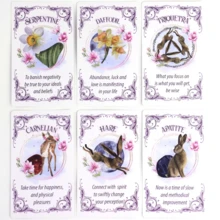 Spring Equinox Oracle Cards: Ancient Divination Cards For Spiritual Guidance And Intuitive Awakening, 20 Mini Cards, English Guidebook, Card Game - Multicolor - View 3