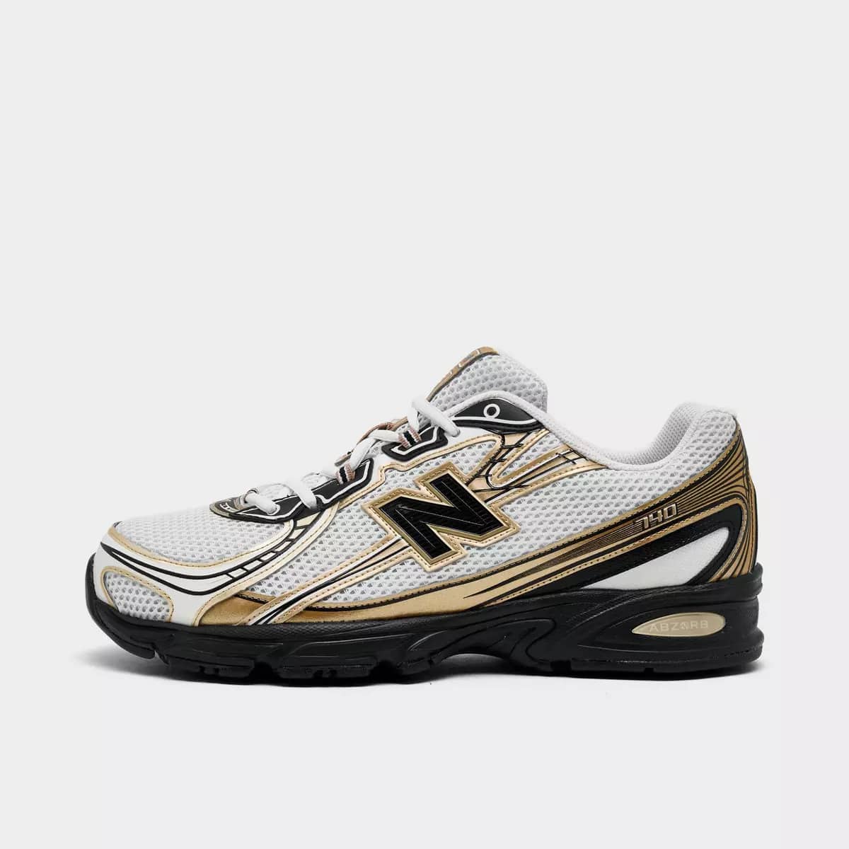 New Balance 740 Casual Shoes Men's  U740GM2 - 白金黑色 - 查看 1
