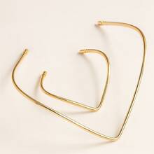 Organic V-Necklace Choker And Bracelet - Adjustable - Gold And Silver - Fashion Accessory - Gold - View 5