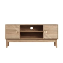 Television Stands & Entertainment Centers - Oak + MDF - View 9