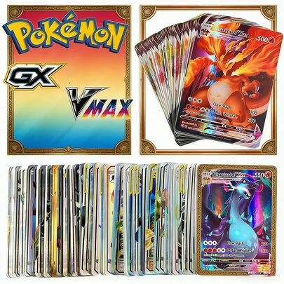 Cartas coleccionables Pokémon holográficas brillantes - Edición de coleccionista ultrarrara iridiscente | Limitado a 200 sets | Coleccionable popular, adecuado para fans, mezcla de cartas holográficas iridiscentes | ¡Oferta limitada - 20% de descuento hoy! ¡Incluye talla grande de 200 cartas raras!