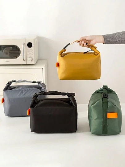 这款时尚简约的保温包，既适合上班族，也适合学生作为大容量便携午餐盒，以及用于办公室和学校的便携式午餐包。它适用于户外露营、野餐、厨房食品储存、办公室午餐收纳和学校午餐收纳。这款包是夏季户外活动的必备学习用品包，也可作为学校午餐包、女士保温包、野餐配件和学习用品使用。