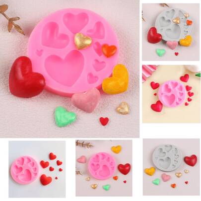 1个香氛石硅胶模具，手工DIY香氛石装饰模具，多种图案，不粘，易脱模