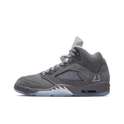 Nike Jordan Air Jordan 5 Retro "Wolf Grey" Zapatillas de baloncesto clásicas, cómodas y de caña media, para hombre, color gris