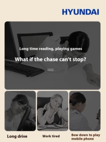 电动振动斜方肌按摩披肩，揉捏颈肩按摩器 - 送给父母、男士和女士的礼物 - 充電式 - 查看 8