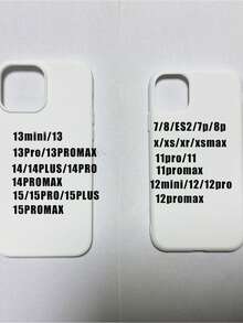 1个全新磨砂TPU防震手机壳，兼容 17 Pro Max/17/17 Pro、16 Pro Max/16/16 Pro、15 Pro Max/15 Plus/15 Pro/15、14/14 Pro、13、12、11、XR、X、7 Plus，黑色，带DIY吸盘支架，适合作为生日、圣诞节、送给朋友、节日、家人、女朋友、男朋友或自用的礼物。 - 白色 - 查看 6