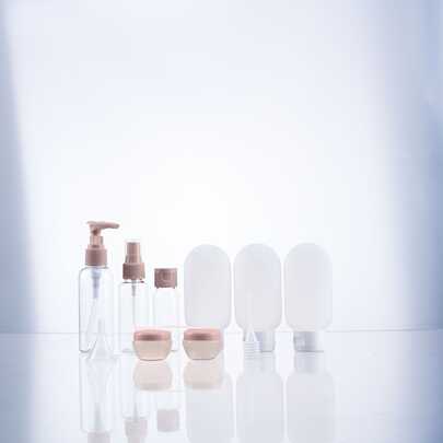 Ensemble de bouteilles rechargeables pour voyages : Flacon vaporisateur, lotion, shampoing, gel douche, tubes, contenants vides pour cosmétiques liquides, outils portables, recharges, essentiels de voyage, organisateur de voyage, plage, vacances d'été, rentrée scolaire, fournitures scolaires, camping de vacances, accessoires de vacances, mini parfum pour femme, eau de Cologne pour homme, accessoires de parfum de voyage, essentiels de voyage, fournitures scolaires, fournitures de rentrée scolaire