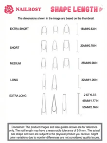 粉色3D酒红色花朵美甲贴/10片装 手工按压式美甲贴 杏仁形美甲贴 优雅美甲贴 3D凝胶美甲贴 Aura Nails 3D花朵美甲贴 春夏可重复使用假指甲贴 奢华美甲 适合节日、假期、生日 - 粉色 - 查看 7