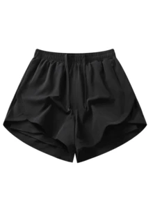 2 quần short thể thao nữ | Chất liệu pha trộn polyester và spandex nhanh khô | Thoáng khí, nhẹ | Dây rút điều chỉnh ở eo | Phù hợp cho tập luyện và mặc thường ngày | Có thể giặt máy | Quần short thoải mái nhiều mùa, phù hợp với lối sống năng động | Quần short thiết kế tiện dụng | Quần short thoải mái có thể điều chỉnh | Tập gym, yoga, chạy bộ - Màu Hồng baby - Xem 2