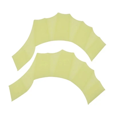 2pcs Silicone Men's And Women's Swimming Adult Freestyle Rowing Palm Hand Puff Trainer Swimming Equipment