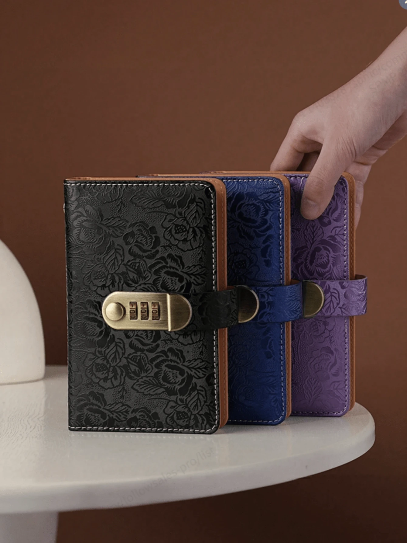1Pc Password Lock Cash Savings Binder, Multi-Function Bill Storage Book, Cash Savings Booklet, Secure Cash Storage Organizer, 3-Digit Resettable Combination Lock, PU Leather Cover & Clear PVC Inner Pages, All-In-One Organizer For Bank Certificates, P - Grey - View 1