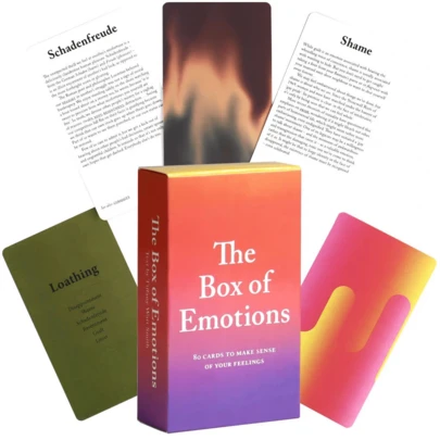 80 Cards Emotion Box, Healing Cards, Psychological Mystery Cards, Card Game, Exquisite Game Gift