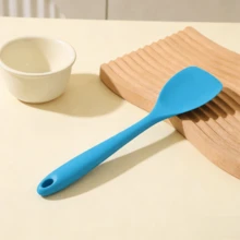 Silicone Spatula Spoon Set, Heat Resistant Rubber Spoonula, Seamless Non-Stick Flexible Scrapers For Baking/Cooking Mixing Tool, Dishwasher Kitchen Utensils (Red/Pink/Orange/Blue) - [2/4 Packs] Available - Orange - View 5