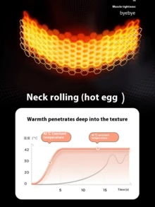 电动振动斜方肌按摩披肩，揉捏颈肩按摩器 - 送给父母、男士和女士的礼物 - 充電式 - 查看 10