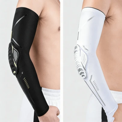 运动护臂蜂窝防撞压缩护肘，户外篮球足球攀岩骑行防护装备