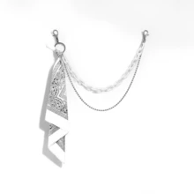 1件嘻哈裤链配饰，荧光树脂裤链，腰果花方巾腰链，适合夏季、秋季、万圣节等场合。 - 彩色 - 查看 9