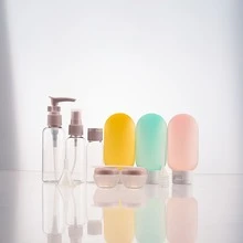 11pcs Portable Refillable Bottle Travel Set, Toiletries, Bath And Cleaning Separate Bottles - Multicolor - View 9