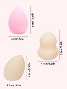 12件套美妆蛋套装，多色美妆蛋，不含乳胶，适合所有肤质，干湿两用，可轻松打造完美粉底，适用于膏状、粉状和液状化妆品，价格实惠，可用于房间装饰、梳妆台、旅行、卧室等场合，是化妆配件的理想之选。 - 彩色 - 查看 5